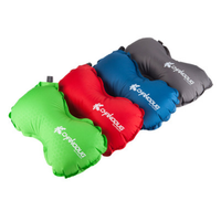 Oreiller de camping ultraléger en TPU avec logo personnalisé, gonflable et compressible, pour sac de couchage extérieur
