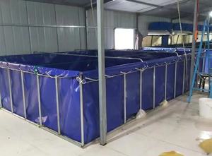 Grote moderne ronde PVC gegalvaniseerde stalen viskweektank, aanpasbare kleur, anti-lek, 2m-30m formaat voor binnen/buiten gebruik - Product Image 2