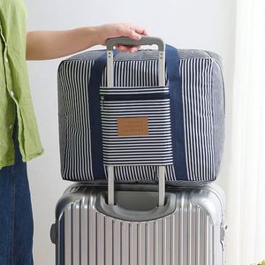 Sac de rangement pour couettes en tissu Oxford grande capacité, sac de voyage et d'organisation domestique avec fermeture éclair - Product Image 5