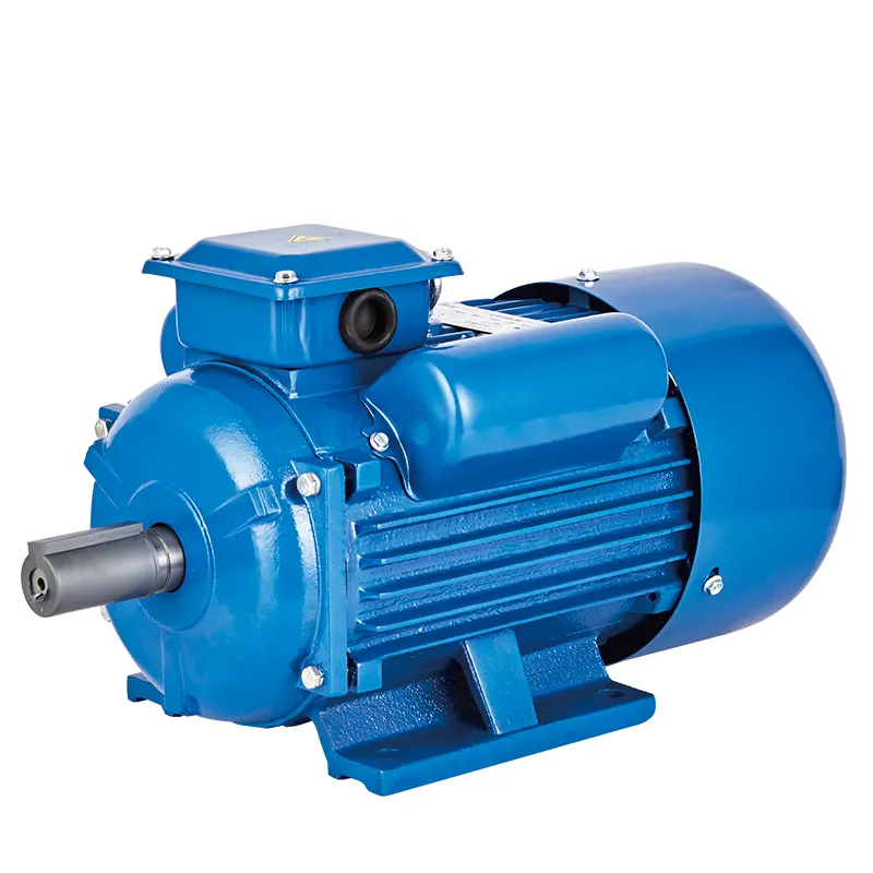 YC90L-4 1Phase AC 220V Electric AC Motor Single Phase Induction Motor Copper wire Motor Blue colour