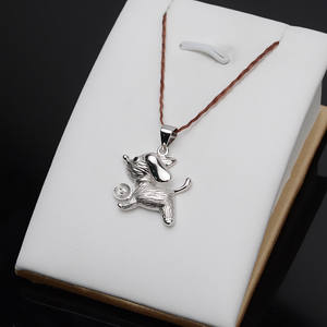 Pendentif pour chien personnalisé en argent S925 avec perle, accessoires, porte-pendentif vide 6-6,5, pendentif porte-bonheur pour chien, nouveaux accessoires de bijouterie - 577 - Product Image 3