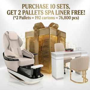 Compre 10 Sets y Obtenga 2 Paletas Gratis de Revestimiento para Spa, Cómodos Equipos Eléctricos Automáticos para Uñas, Silla de Pedicura de Belleza Vietnamita - Product Image 1