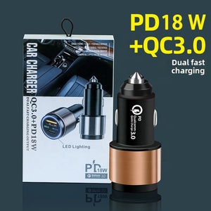 <span class=keywords><strong>Cargador</strong></span> de Coche Mini de Aleación de Aluminio de 90W al por Mayor con Puertos Duales USB-A/USB-C, Carga Rápida QC3.0 PD, Protección OTP/OCP, Accesorios para Automóvil - Product Image 4