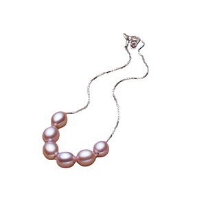 Direct Supply and Wholesale of 925 <b>Silver</b> <b>Chain</b> 6mm Oval Rice Shaped Freshwater Pearls Fine Link <b>Bracelets</b> From Zhuji - Product Image 5