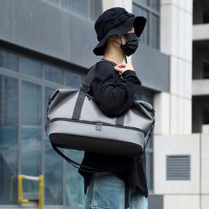 Sac de voyage portable pour hommes en gros, sac de sport imperméable en PU, sac de sport de grande capacité, sac de sport pour chaussures - Product Image 5