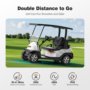 Batería de Litio para Carro de Golf de 51.2V con Carcasa de Metal SPCC, 36V 48V 72V 100Ah 150Ah 200Ah 300Ah LiFePO4, OEM/ODM, 5 Años de Garantía - Product Image 3