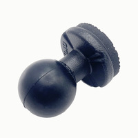Support de caméra d'action antichoc et antidérapant pour voiture, camion, montage Ram, alliage d'aluminium, revêtement TPU, adaptateur à boule de 1 pouce, 1/4 Insta360