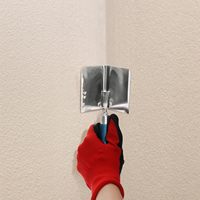 Kit d'outils pour coins de cloisons sèches, couteau à coins intérieur et extérieur, truelle à coins en acier inoxydable, outil de finition du béton