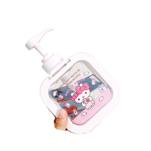 Flacone Vuoto in Plastica a Pressione con Grande Capacità, Design a Cuore da Ragazza Cartone Animato, per Shampoo, Igienizzante Mani, Sapone Liquido, Lozione - Product Image 5