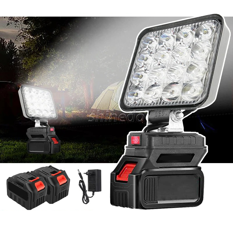 Multi-functional LED Rechargeable Floodlight Working Light USB Can Charge Mobile Phones