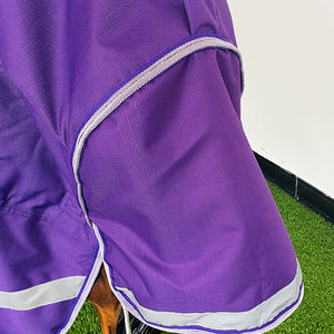 Ártico Respirável Windproof 450g Heavy Fill Inverno Impermeável Cavalo Cobertor com Pescoço Removível Capuz para Extremo Frio Turnout - Product Image 3