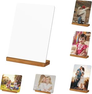 Cadre photo en verre LED personnalisé en gros d'usine, 6x6 pouces, 6x8 pouces, vierges pour sublimation, en verre trempé avec éclairage - Product Image 1