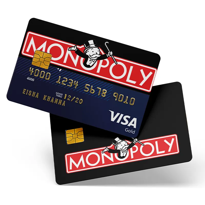 Adesivo de cartão personalizado com design adesivo de vinil, cartão de crédito de débito Adesivo de cartão de crédito bancário