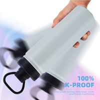 Bouteille d'eau isotherme en acier inoxydable de 24 oz en gros, gourde sport à double paroi à large ouverture, réutilisable avec logo personnalisé