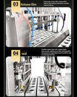 Machine de scellage de gobelets automatique commerciale à haute productivité - Similaire au style Vevor pour les salons de thé et les commerces de boissons