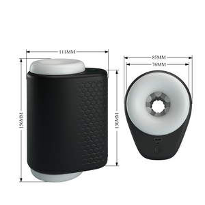 เครื่องช่วยสำเร็จความใคร่ชาย PRETTY LOVE ถ้วยช่วยสำเร็จความใคร่สำหรับผู้ใหญ่ พร้อมฟังก์ชั่นสั่น 5 แบบ และการบีบอัด 5 ระดับ ของเล่นทางเพศ - Product Image 4