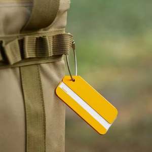 Etiqueta de Equipaje de Metal Personalizada con Logotipo, Etiqueta de Aluminio para Maletas de Viaje, en Oferta - Product Image 1