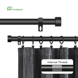 YIJIALE Export - Barra de Cortina de Alta Resistencia de 0.46-0.71m, Barra de Cortina Extensible para Cocina Moderna - Product Image 1