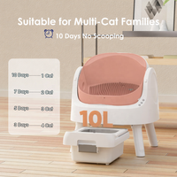 AutoScooper 11 Bac à litière intelligent pour chat avec nettoyage automatique, contrôle des odeurs, nettoyage facile, grande capacité, écologique et mode manuel