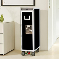 Chariot de repas d'avion personnalisable en hauteur et en couleur-multifonctionnel pour les solutions de stockage à domicile et au bureau