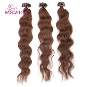 Extensiones de Cabello Virgen con Punta en U KSWIGS, Suaves y Brillantes, de 12 a 28 Pulgadas, Estilo Ondulado Informal para Playa, Festivales y Vacaciones - Product Image 3