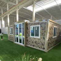 Casa Contenedor Modular Prefabricada Expandible, Estructura de Acero, Casa Móvil Plegable para Vivir, Resort o Camping