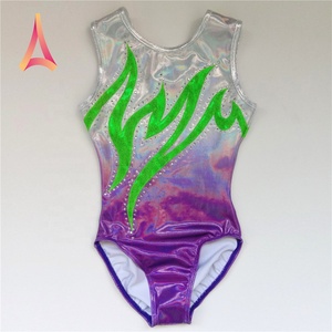 Singrain — débardeur sans manches pour filles, argent rose, pour enfant, tenues de gymnastique artistique, avec garniture Mystique, vente en gros - Product Image 5