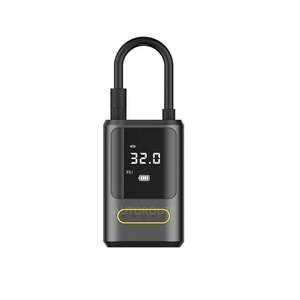 Pompe à air électrique portable sans fil numérique à cylindre unique, mini <span class=keywords><strong>gonfleur</strong></span> de pneus de voiture 12V <span class=keywords><strong>universel</strong></span> - Product Image 1