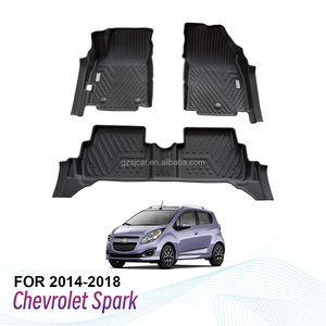 Alfombrillas de TPE para Auto, Antideslizantes, para Todo Clima, Compatibles con Chevrolet Spark 2014-2018, Accesorios para Auto, Suministro de Fábrica, Personalizadas - Product Image 1