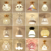 Meilleure Vente : Plafonnier LED Noir Moderne pour Couloir, Allée, Hall d'Entrée, Vestiaire et Décoration Intérieure