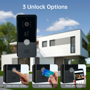 Système d'<span class=keywords><strong>interphone</strong></span> 7 pouces, vidéophone étanche avec caméra de vision nocturne, sonnette vidéo, déverrouillage pour villa - Product Image 5