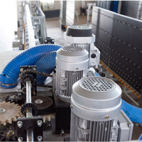 Ligne de remplissage de verre isolant numérique à détection automatique de taille avec PLC et moteur haute sécurité (vitesse de brosse à conversion de fréquence)