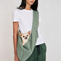Sac à dos pour chien personnalisé VPETBR, respirant, en polyester, pliable, portable, pour animaux de compagnie, sac de transport pour chat et chien, motif imprimé, fermeture à bouton