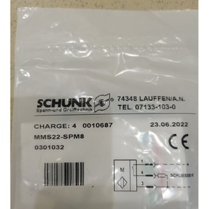 Schunk Proximity Switch Mms22-Spm8 24 V Ip67 Metal Industrial Use - Product Image 1