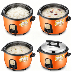 Olla <span class=keywords><strong>arrocera</strong></span> comercial de 30 litros y 100 tazas, de cocción rápida, ideal para comedores universitarios y buffets - Product Image 1
