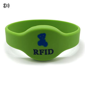 Pulsera de Silicona NFC NTAG 213 con Logotipo Grabado Personalizado, Brazalete <span class=keywords><strong>RFID</strong></span> para Emergencias Médicas - Product Image 4
