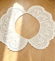 Patchs brodés en chenille à dentelle crochetée pour poupées et chapeaux de plage