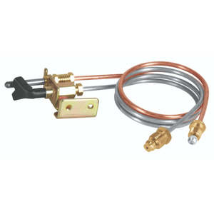 Foset TEPAR-60A 60 cm tubo di alluminio scaldabagno termocoppia con luce pilota - Product Image 1
