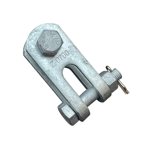 Connecteur isolant aérien en acier au carbone galvanisé à chaud de type Z à angle droit Z-7 Z-10 Z-12 10 kV - Product Image 3