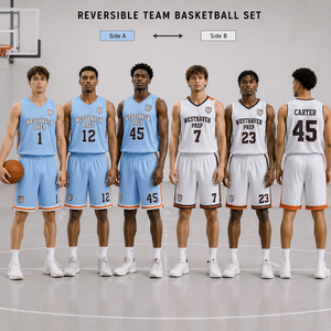 Ensemble d'uniformes de basketball personnalisés réversibles double face One Piece 2026 pour adultes et enfants – Conception libre – Prix de gros - Product Image 2