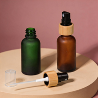 Tutup dan Pompa Semprot/Lotion Opsional Kosmetik Makeup Perawatan Kulit Kemasan Kosmetik Kosong Botol Semprot Kaca Buram Botol Semprot
