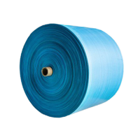 Rouleaux de tissu personnalisés de haute qualité Rouleaux tissés en PP 100% Sacs en polypropylène vierge Tubulaire PP Tissé Rouleau Tissu coloré