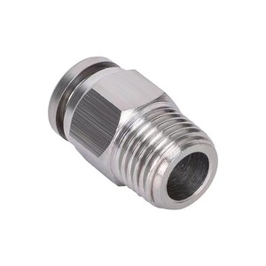 Conector Rápido para Manguera de Aire de Acero Inoxidable 304, Acoplador Neumático Roscado en Ángulo Recto, Modelo Personalizado A002 - Product Image 1