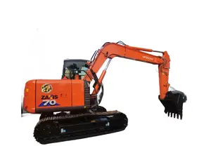 Excavadora HITACHI ZX70, equipo de movimiento de tierras pesado, excavadora hidráulica sobre orugas usada a la venta