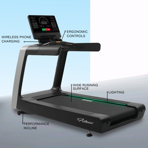 Festival de Compras de Septiembre: ¡Novedad! <span class=keywords><strong>Cinta</strong></span> de correr comercial L60 con teclado, luces LED y carga inalámbrica. - Product Image 1