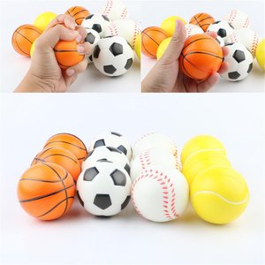 PU Foam Stress Balls Mini Sports Balls Party Favor Toy Baseball Basketball Football Volleyball <strong>Rugby</strong> Golf Sports Ball Party <strong>Gift</strong> - Product Image 2