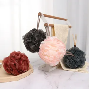 Promotion Weiches Bad Schaum bad Blumen peeling Dusche Puff Dusch schwamm Luffa Bad-Schwamm Dusch strauß