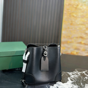 Bolso de Mano Tipo Cubo Mini de Lujo para Mujer, de Cuero Genuino, Bandolera, Ligero, Gran Capacidad, Duradero - Product Image 2