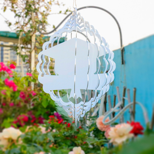 Sublimation Blank 8 Inch 10 Inch <b>Wind</b> Chime with Metal <b>Wind</b> <b>Spinner</b> Sublimation,flamingo <b>Wind</b> <b>Spinner</b> - Product Image 6