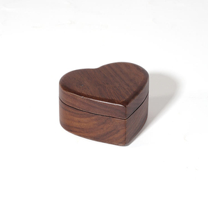 Boîte à bijoux en bois avec miroir et insert en velours, organiseur de bijoux, rangement pour boucles d'oreilles, bagues, bracelets, colliers pour femmes et filles - Product Image 2